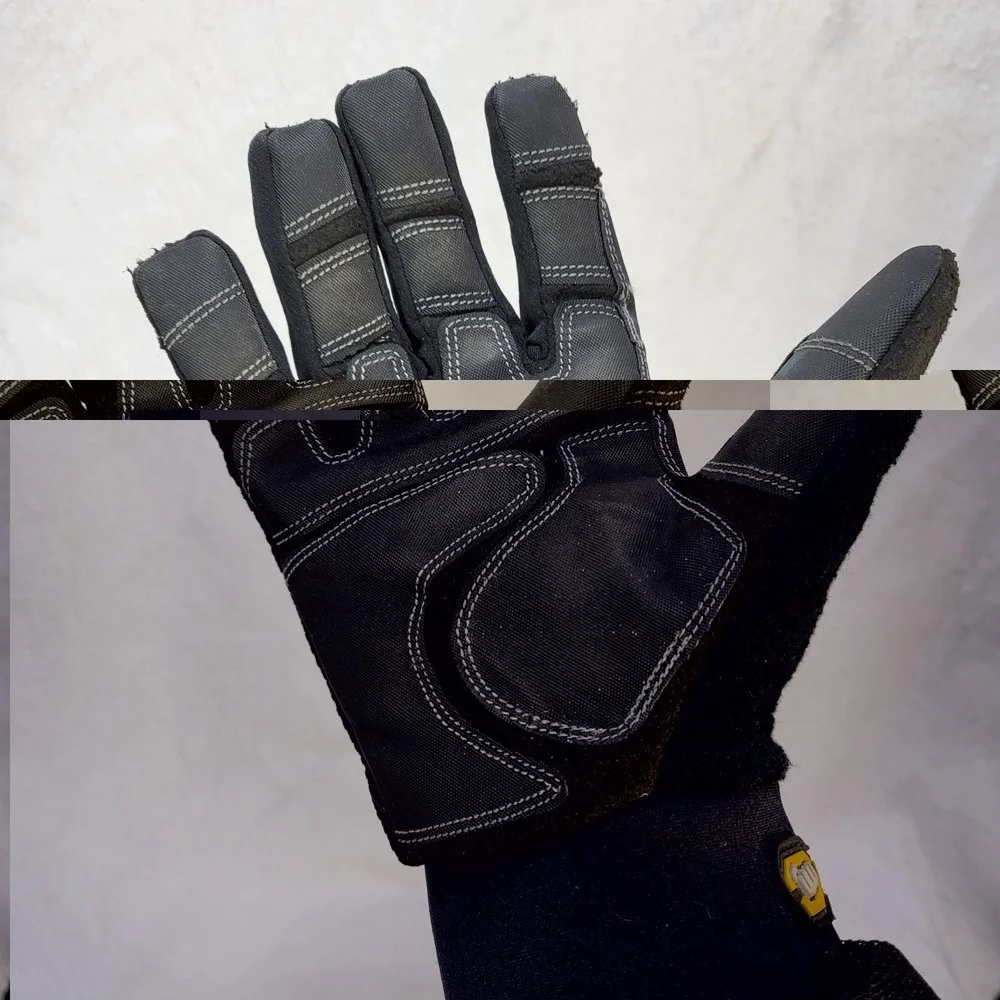 Youngstown Work Glove Waterproof Winter Plus Performance Insulated LG Black Grey